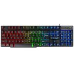 Clavier Gaming Semi-Mécanique T-WOLF T20 RGB - Noir – Image 3