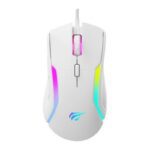 Souris Gaming HAVIT MS1033 RGB - 8000 DPI - Blanc