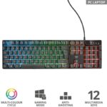 Clavier Gaming TRUST AZOR GXT-835 RGB - Noir – Image 3