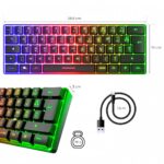 Clavier Gaming SPIRIT OF GAMER PRO K2 TKL RGB - Noir – Image 2