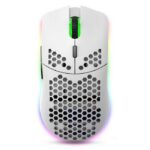 Souris Gaming sans Fil HXSJ T66 RGB - Blanc