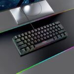Clavier Gaming Mécanique T-WOLF T61 RGB - Noir - Blue Switch – Image 3