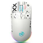 Souris Gaming sans Fil / Bluetooth HXSJ T90 - Blanc