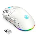 Souris Gaming sans Fil / Bluetooth HXSJ T90 - Blanc – Image 2