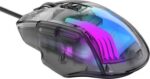 Souris Gaming HAVIT MS1011SE RGB - Transparent Noir – Image 3