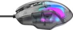 Souris Gaming HAVIT MS1011SE RGB - Transparent Noir – Image 2