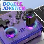 Console de Jeu D-R35 Plus Portable - Transparent Purple – Image 2