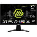 Ecran Gaming MSI MAG 255XF 24.5'' Full HD Fast IPS 300Hz